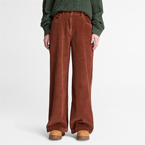 Corduroy Wide-Leg Pants
