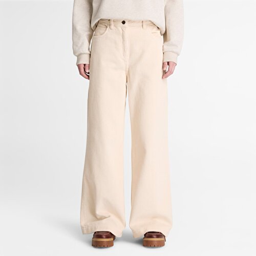 Corduroy Wide-Leg Pants