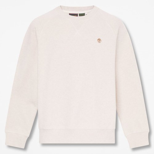 Erkek Açık Bej Exeter River Bisiklet Yaka Sweatshirt