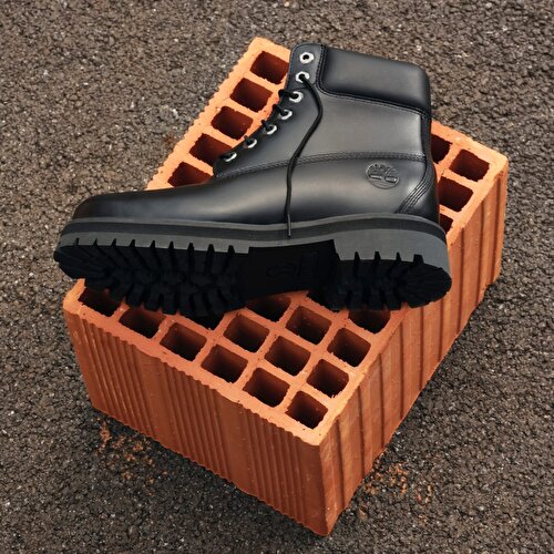 Erkek Siyah Timberland® Heritage 6 İnç Su Geçirmez Bot