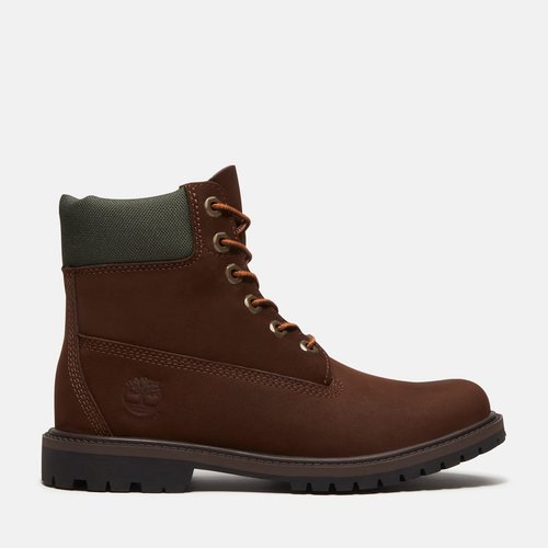 Kadın Koyu Kahverengi Timberland® Premium 6 İnç Su Geçirmez Bot