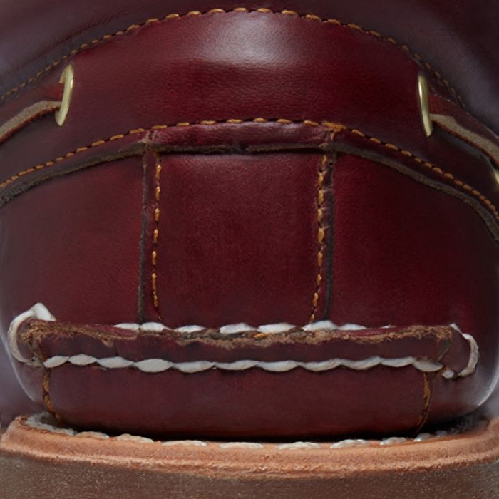 Authentic 3-Eye Bordo Tabanlı Klasik Erkek Tekne Ayakkabısı