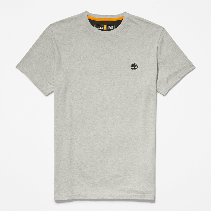 Dunstan River Sıfır Yaka Gri Erkek T-Shirt
