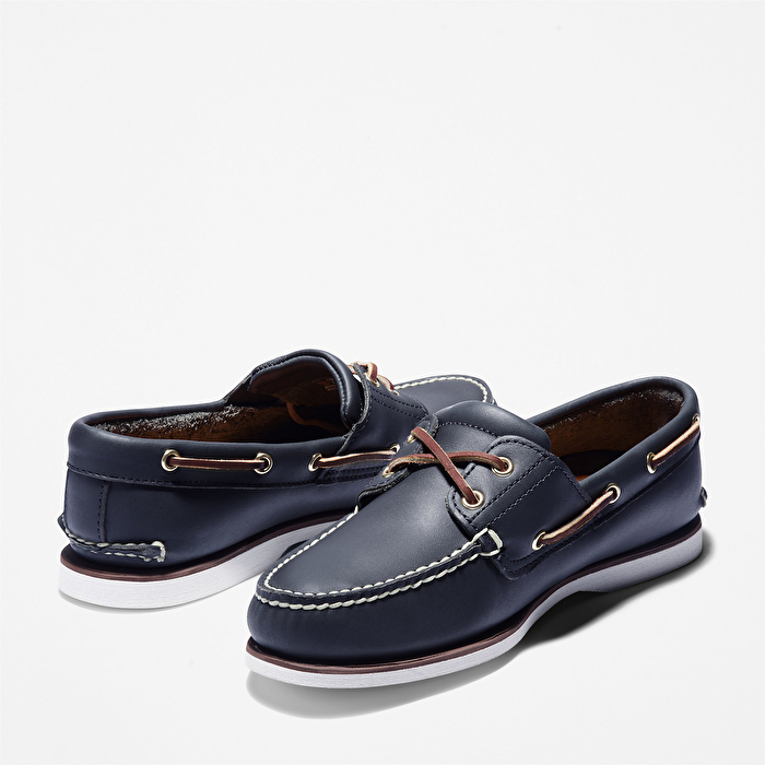 Erkek Timberland® Mavi Tekne Ayakkabısı