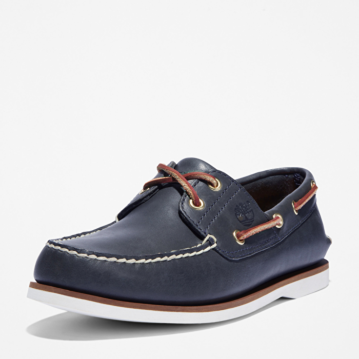Erkek Timberland® Mavi Tekne Ayakkabısı