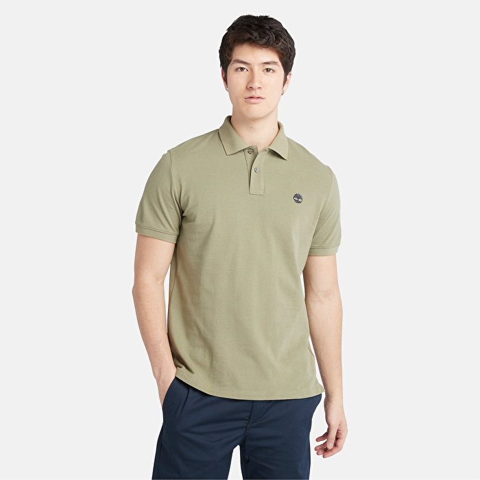 Erkek Millers River Pique Yeşil Polo Tişört