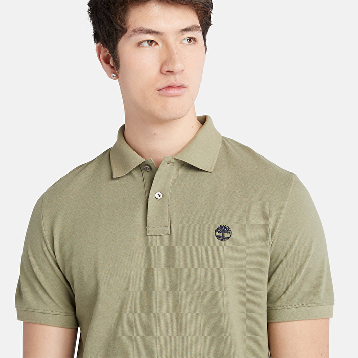 Erkek Millers River Pique Yeşil Polo Tişört