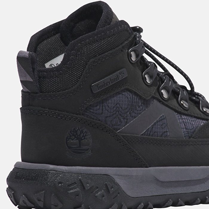 Genç Greenstride™ Motion 6 Su Geçirmez Siyah Yürüyüş Botu