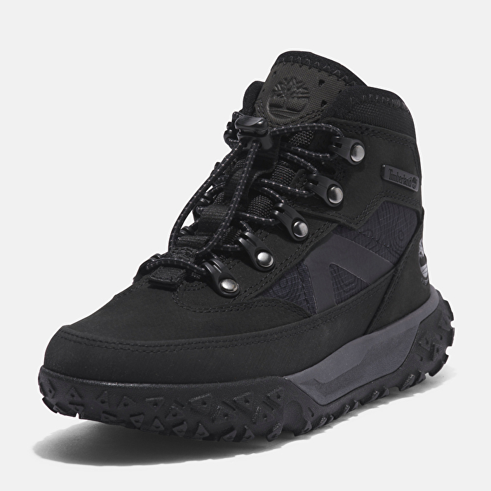 Genç Greenstride™ Motion 6 Su Geçirmez Siyah Yürüyüş Botu