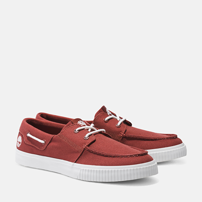 Erkek Mylo Bay Kanvas Kırmızı Tekne Ayakkabısı