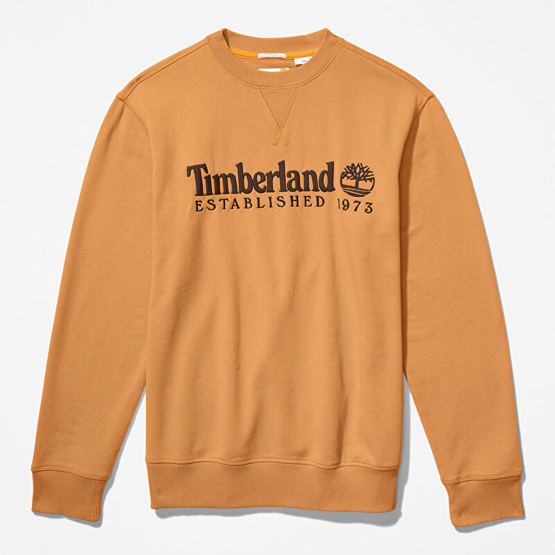 Outdoor Heritage Koyu Sarı Bisiklet Yaka Erkek Sweatshirt