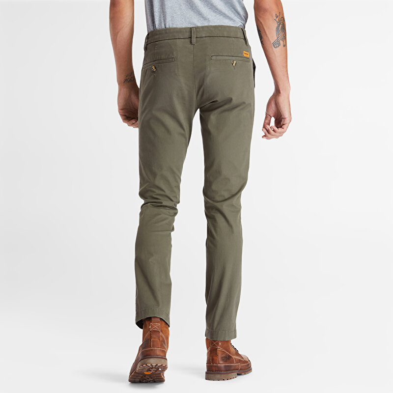 Erkek Sargent Lake Stretch Yeşil Chino Pantolon