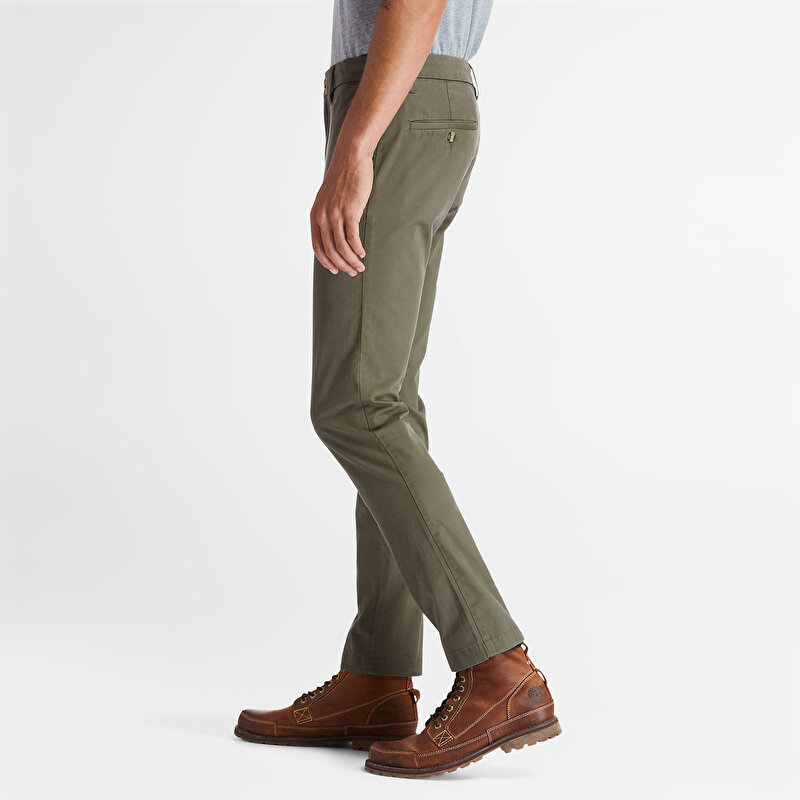 Erkek Sargent Lake Stretch Yeşil Chino Pantolon