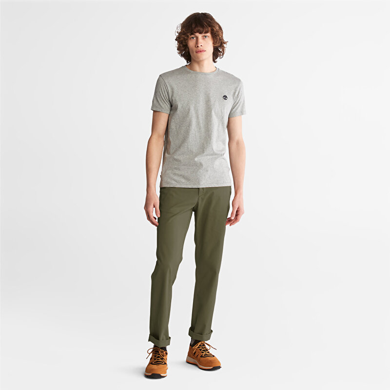 Erkek Squam Lake Twill Yeşil Chino Pantolon