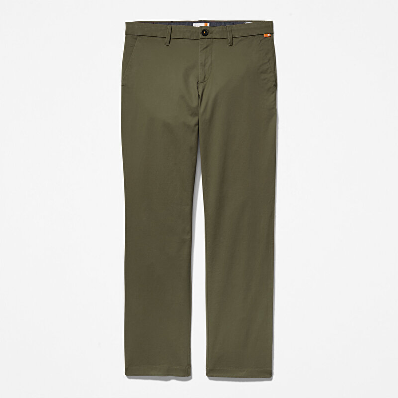 Erkek Squam Lake Twill Yeşil Chino Pantolon