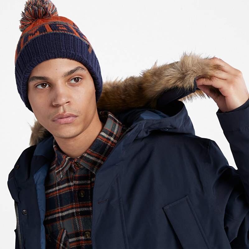 Erkek Scar Ridge Su Geçirmez Lacivert Parka