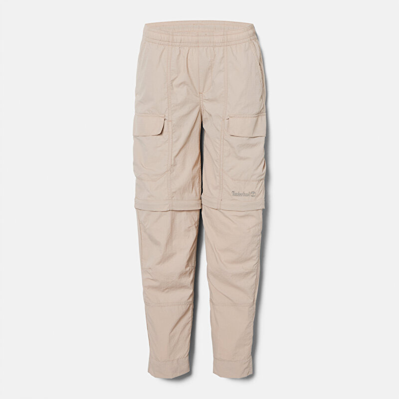 Erkek Su Geçirmez 2'si 1 Arada Bej Outdoor Pantolon