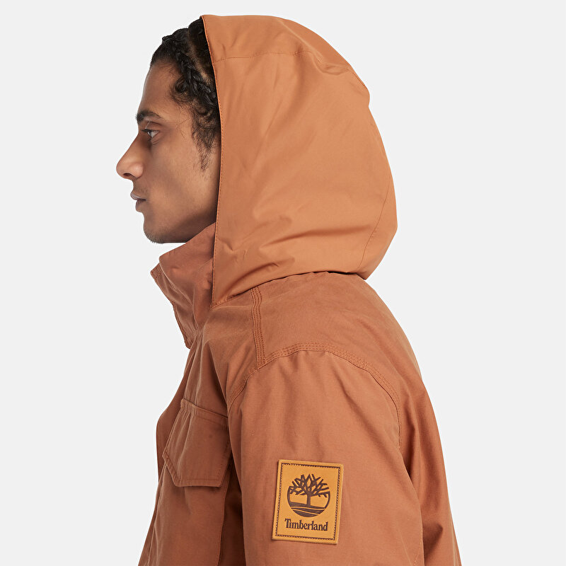 Erkek Abington 3'ü 1 Arada Suya Dayanıklı Açık Kahverengi Mont