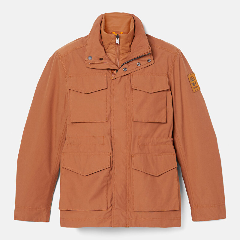 Erkek Abington 3'ü 1 Arada Suya Dayanıklı Açık Kahverengi Mont