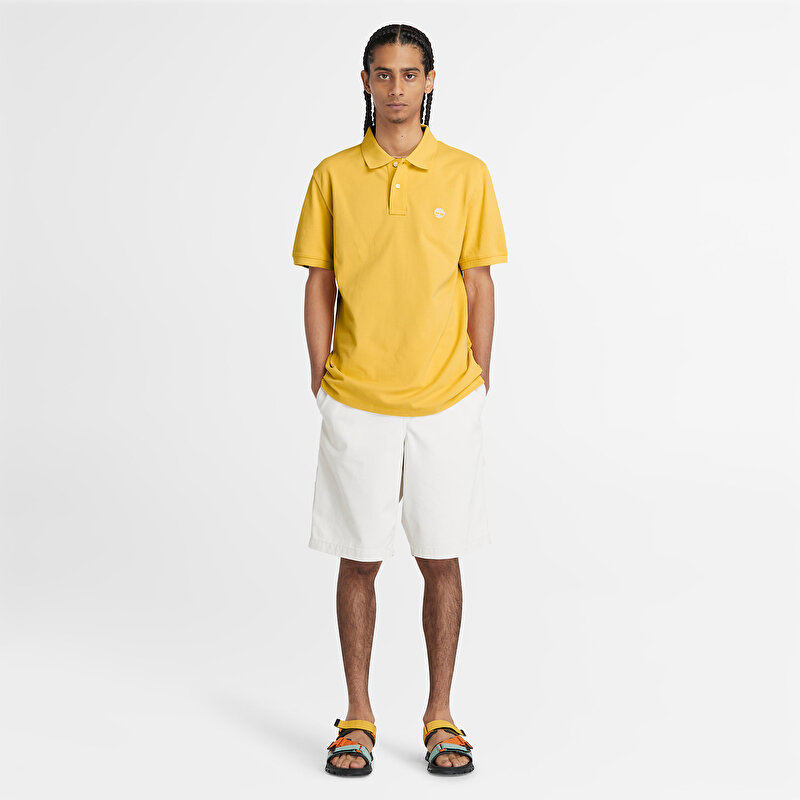 Erkek Millers River Pique Sarı Polo Tişört