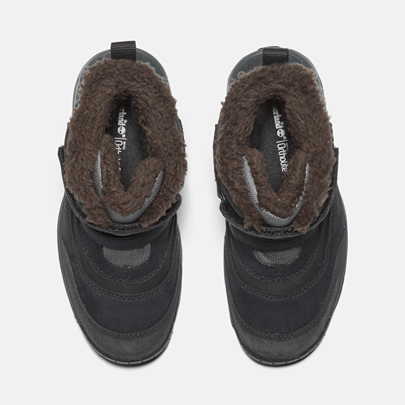 Çocuk Chillberg Cırt Cırtlı Gore-Tex Siyah Kar Botu