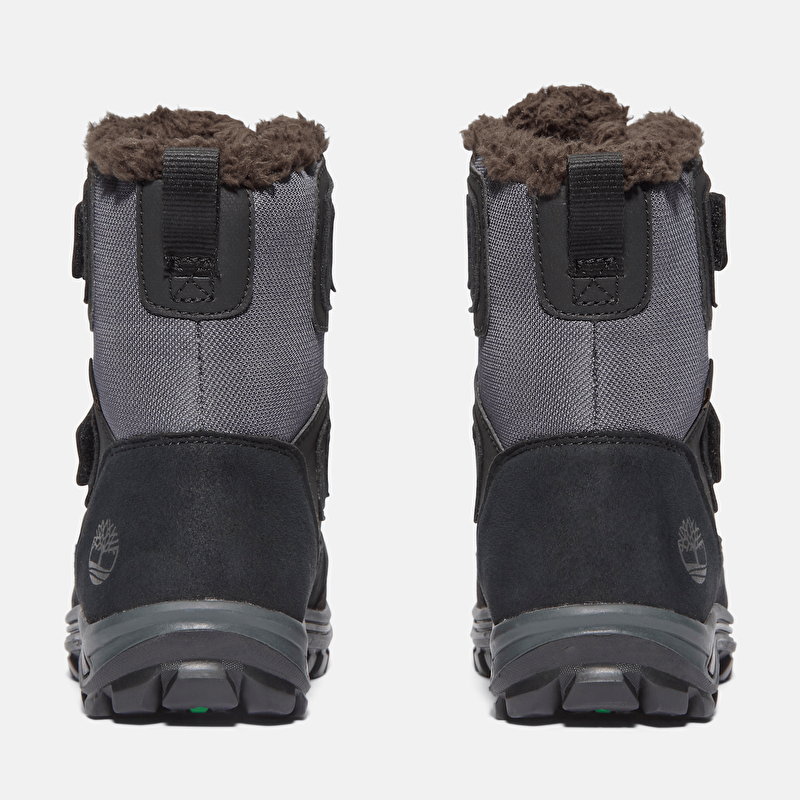 Çocuk Chillberg Cırt Cırtlı Gore-Tex Siyah Kar Botu