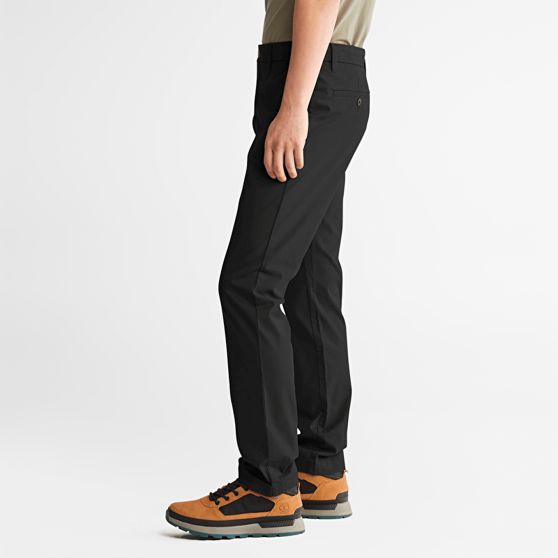 Erkek Claremont Twill Siyah Chino Pantolon