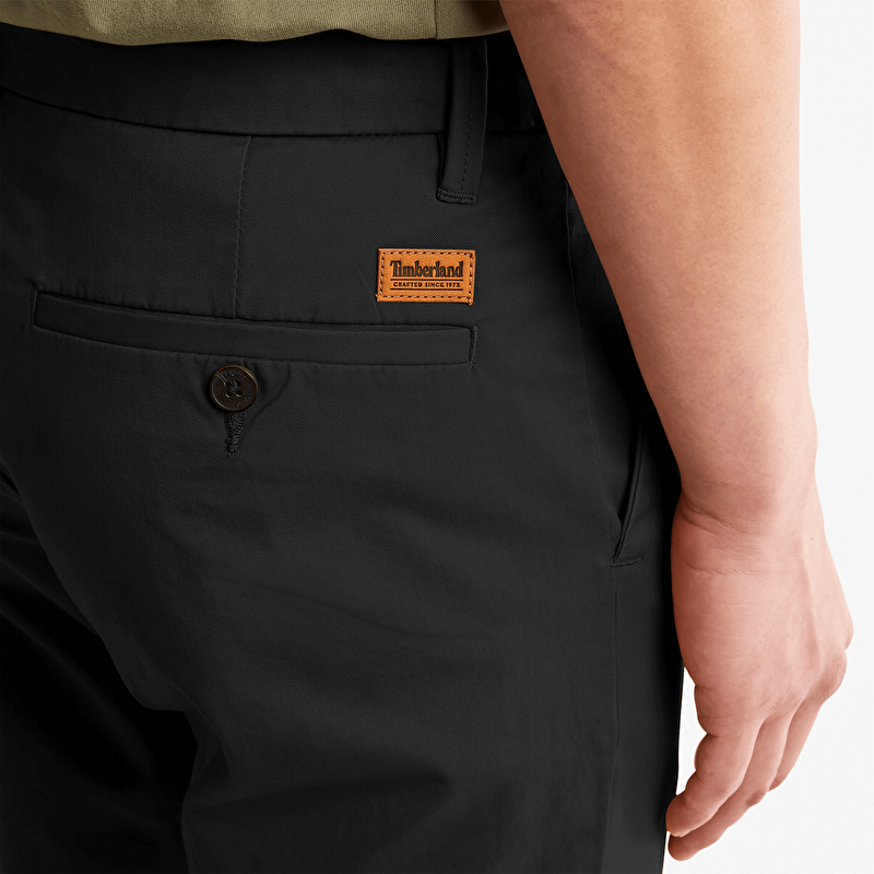 Erkek Claremont Twill Siyah Chino Pantolon