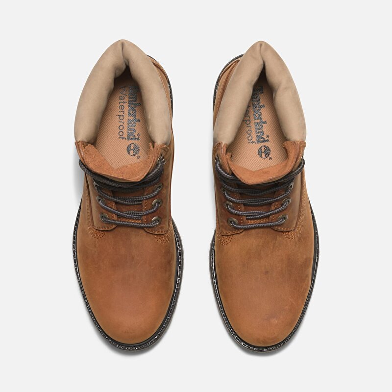 Erkek Timberland® Premium 6-Inch Su Geçirmez Turuncu Bot