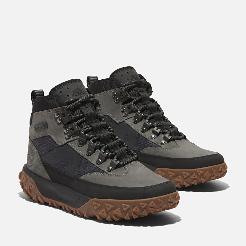Erkek GreenStride™ Motion 6 Su Geçirmez Gri Yürüyüş Botu