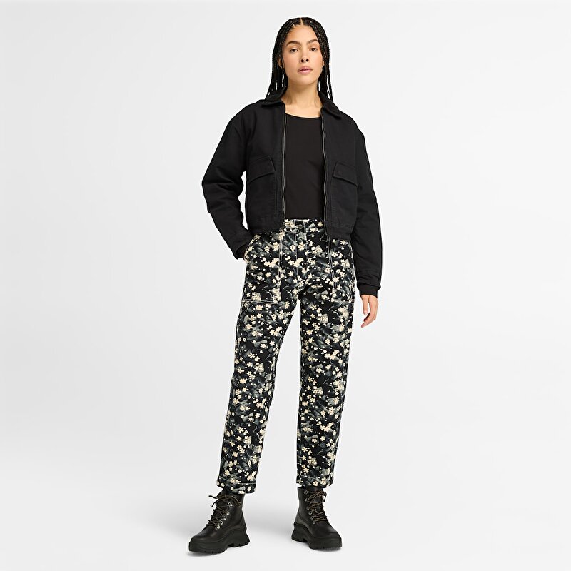 Kadın LS Geniş Yaka Siyah Tişört