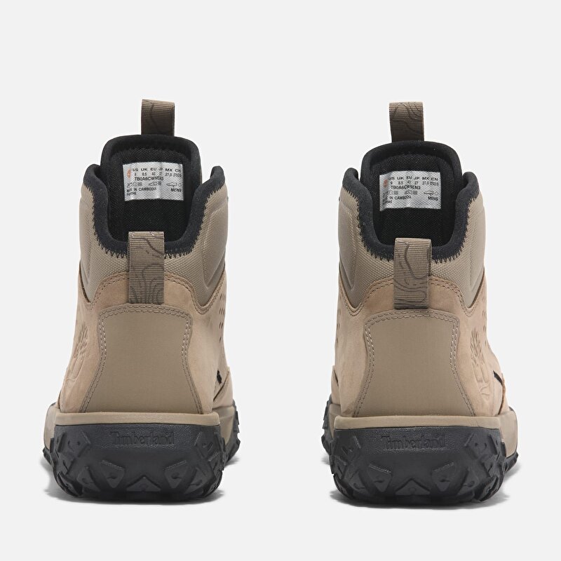 Erkek GreenStride™ Motion 6 Boğazlı ve Bağcıklı Bej Yürüyüş Botu