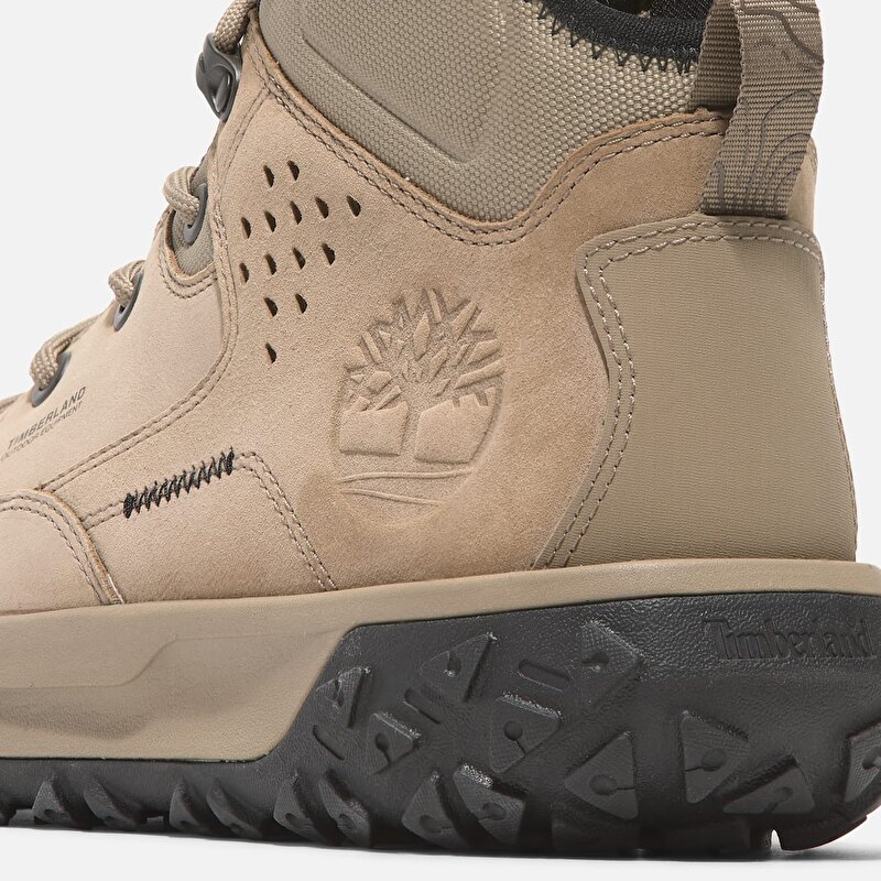 Erkek GreenStride™ Motion 6 Boğazlı ve Bağcıklı Bej Yürüyüş Botu