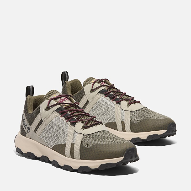 Erkek Winsor Bileksiz ve Bağcıklı Su Geçirmez Yeşil  Spor Ayakkabı