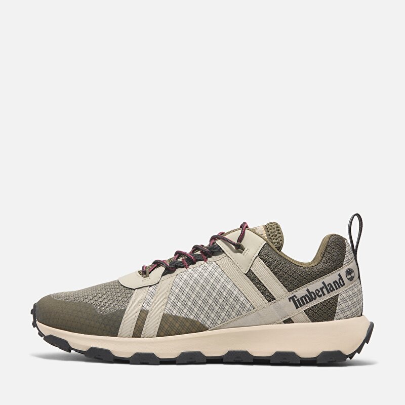 Erkek Winsor Bileksiz ve Bağcıklı Su Geçirmez Yeşil  Spor Ayakkabı