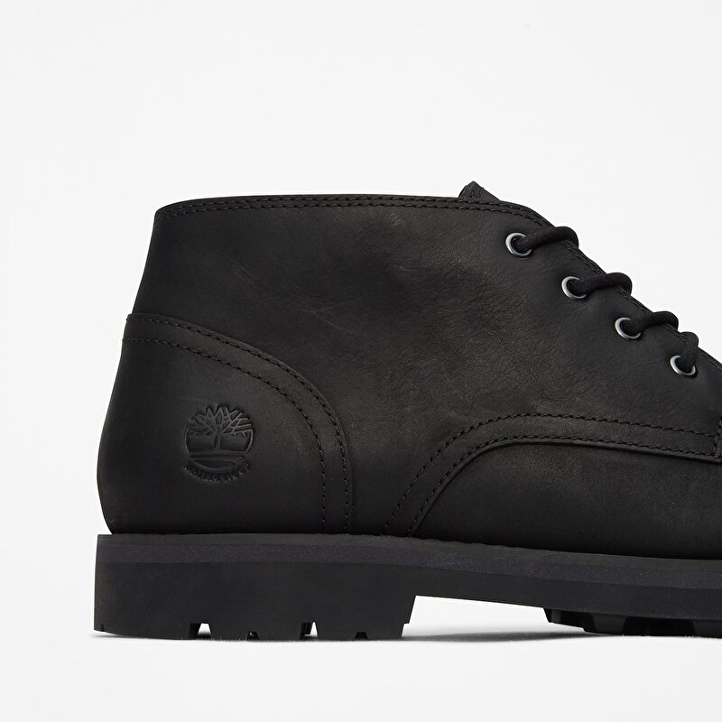 Erkek Alden Brook Boğazlı ve Bağcıklı Su Geçirmez Siyah Chukka Bot