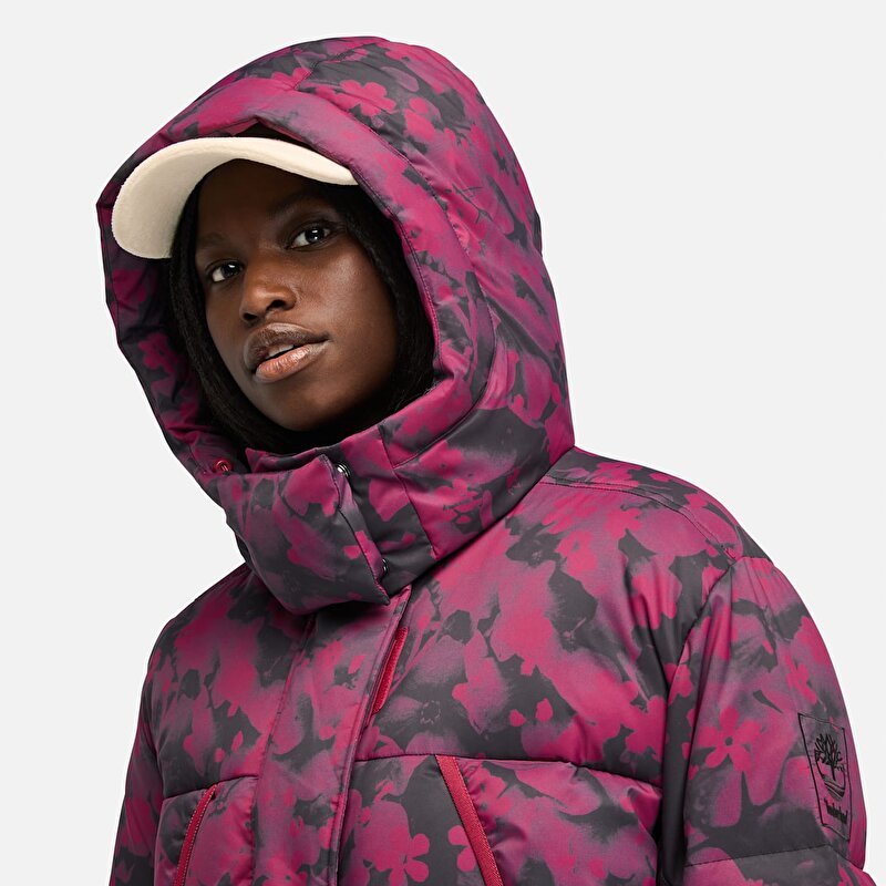 Kadın Howker Pembe Kaz Tüyü Mont