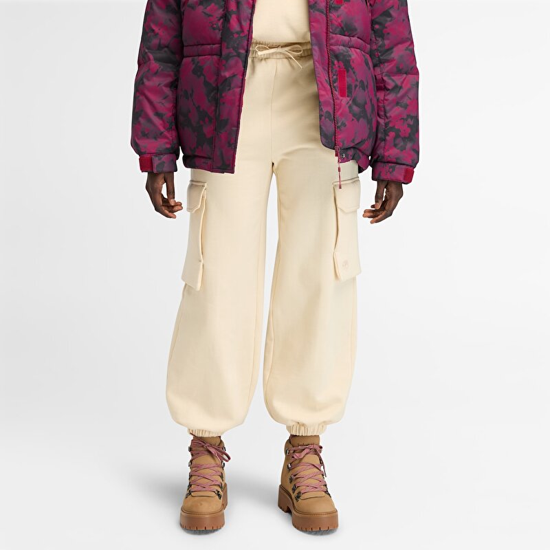 Kadın Exeter River Bej Kargo Eşofman Altı