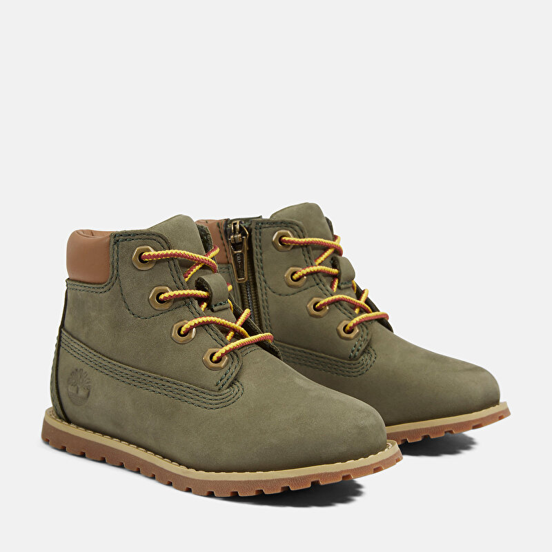 Pokey Pine MID LACE UP WITH ZIP BOOT