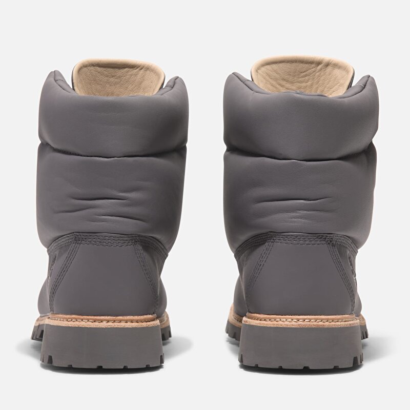 Erkek 6 Inch Vibram Gri Bot Dark Grey Full Grain Timberland