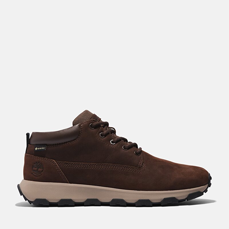 Erkek Winsor Park Gore Tex Koyu Kahverengi Chukka Bot Potting Soil Saddleback Timberland