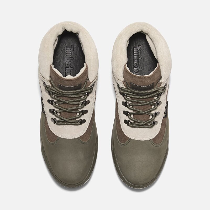 Erkek Field Gore Tex Haki Bot Dark Green Nubuck Timberland
