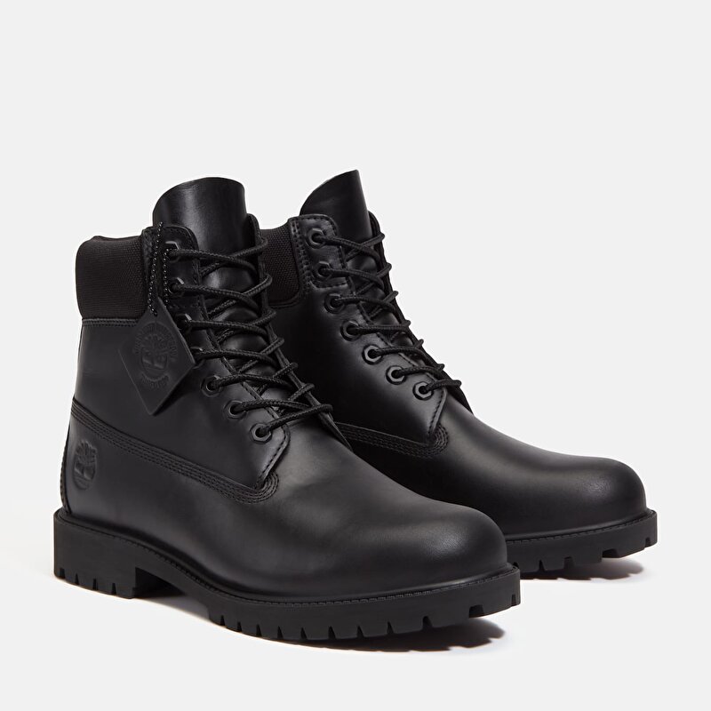 Erkek Siyah Timberland® Heritage 6 İnç Su Geçirmez Bot