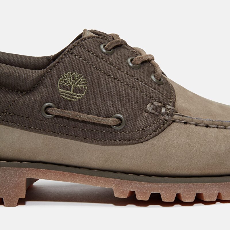 Erkek Timberland® Authentic El Yapımı 3 Eye Yeşil Tekne Ayakkabısı