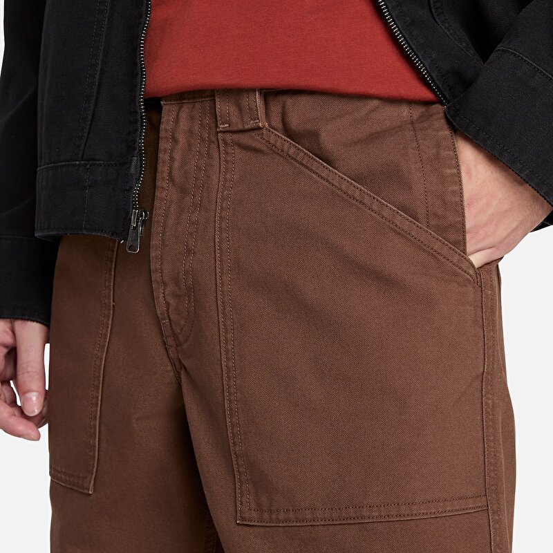 Erkek Kahverengi Goffstown Fatigue Pantolon