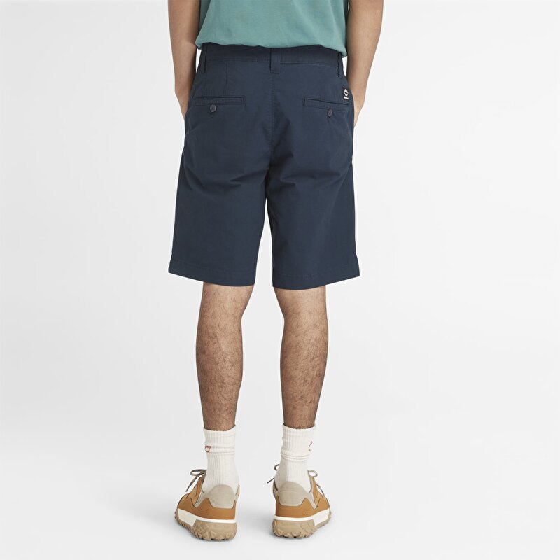 Erkek Koyu Mavi Claremont Poplin Chino Şort