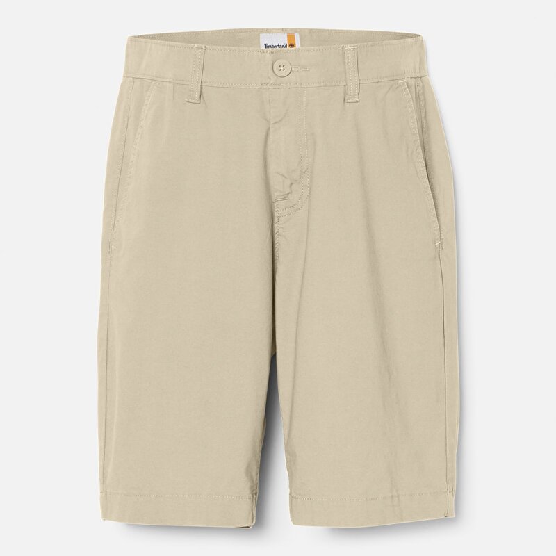 Erkek Bej Claremont Poplin Chino Şort