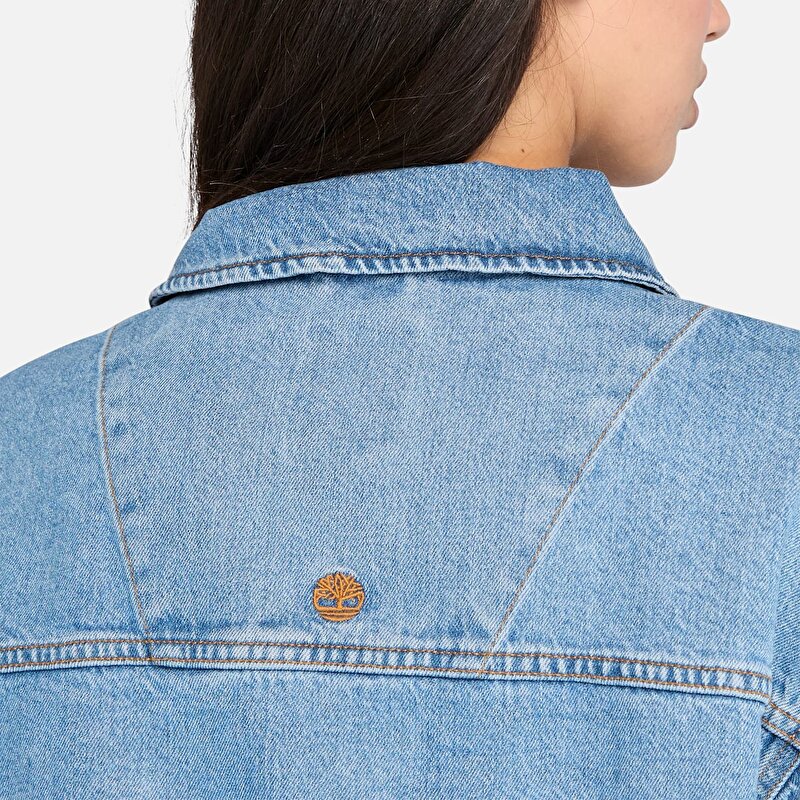 Kadın Mavi Archive Denim Ceket