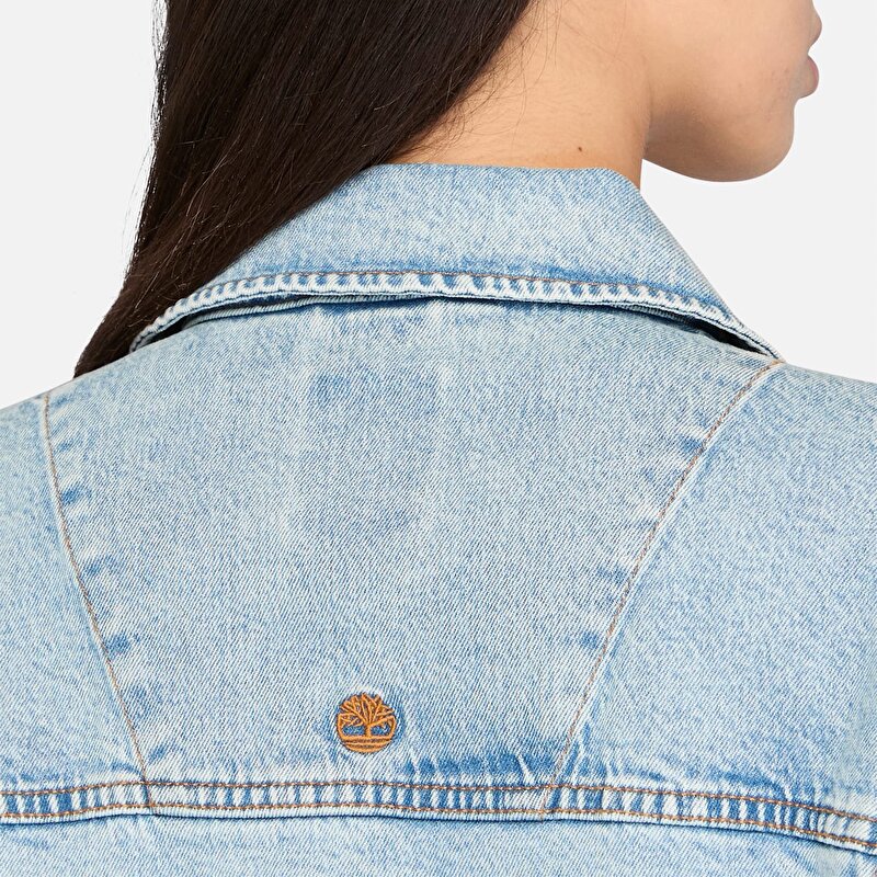 Kadın Açık Mavi Archive Denim Ceket