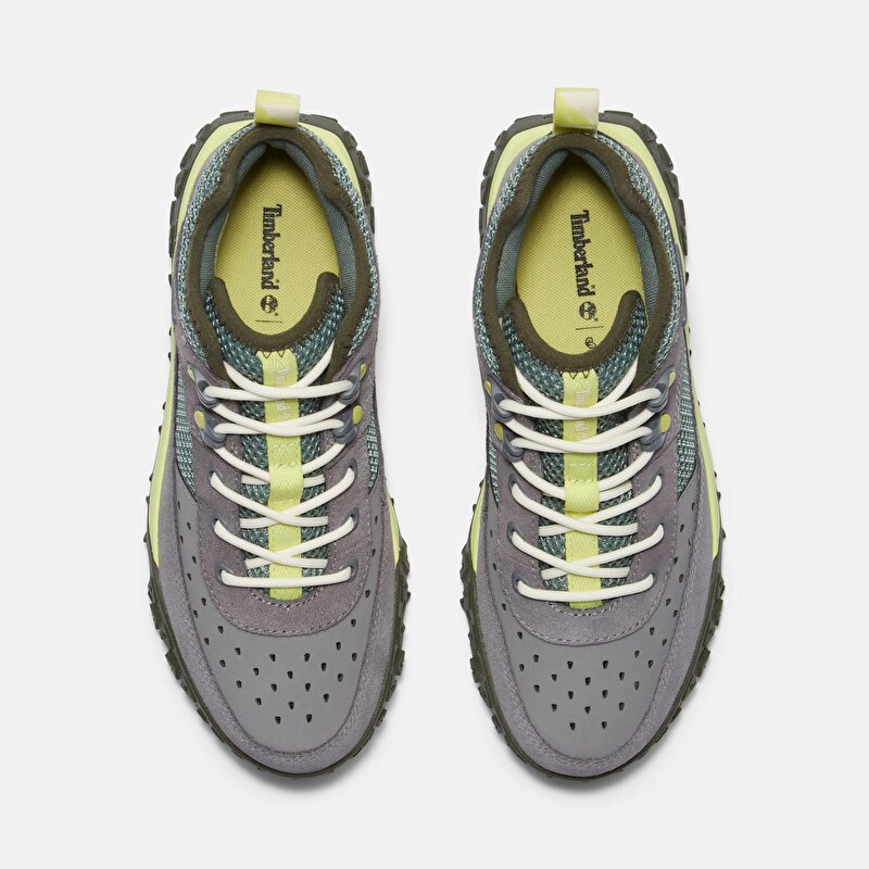 Gençler Gri GreenStride™ Motion 6 Bileksiz ve Bağcıklı Spor Ayakkabı